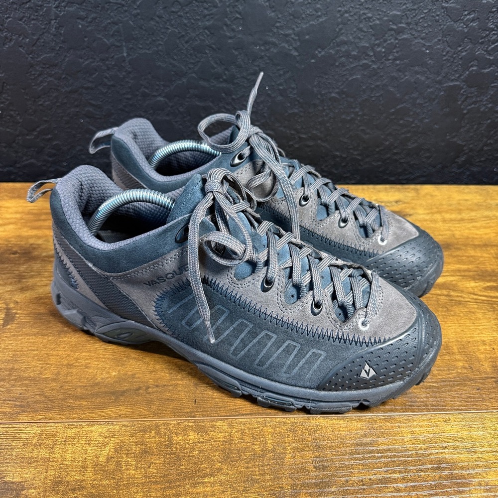 Vasque Juxt 7004 M Grey Leather Hiking Shoes Mens Size 10 US
